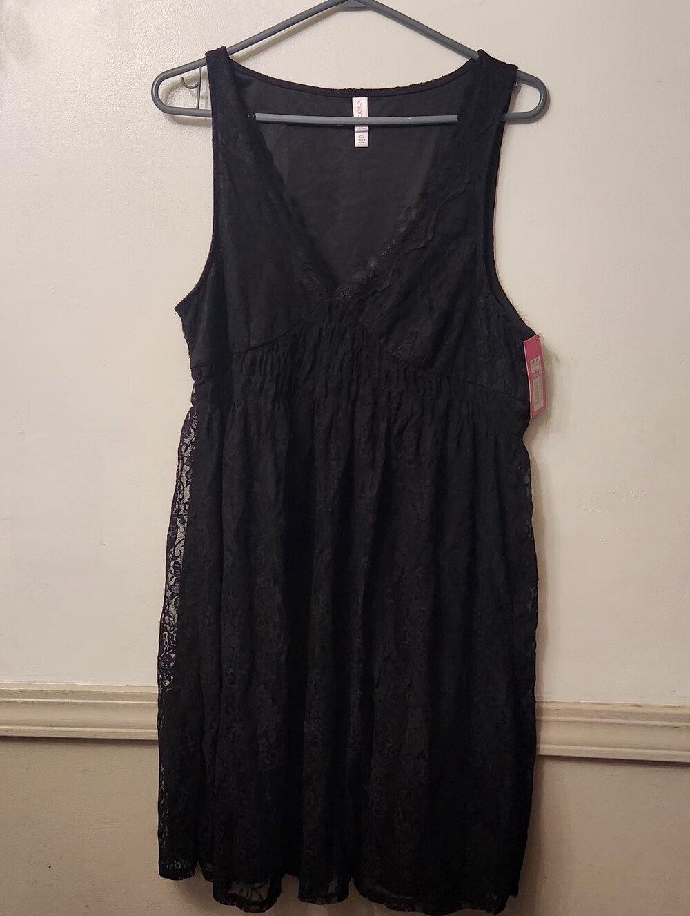 Xhilaration Black Lace Mini Dress